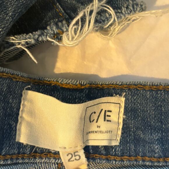 Current Elliott Wide Leg Carpenter Jeans - size 25 - Picture 6 of 7